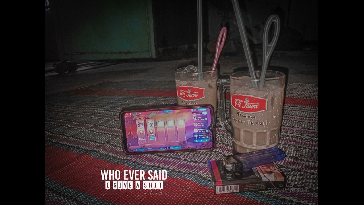 STORY WA MOBILE LEGEND. KOPI DAN ROKOK...