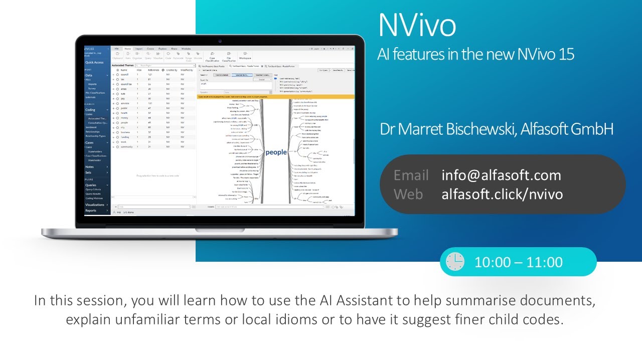 NVivo &ndash; AI features in the new NVivo 15