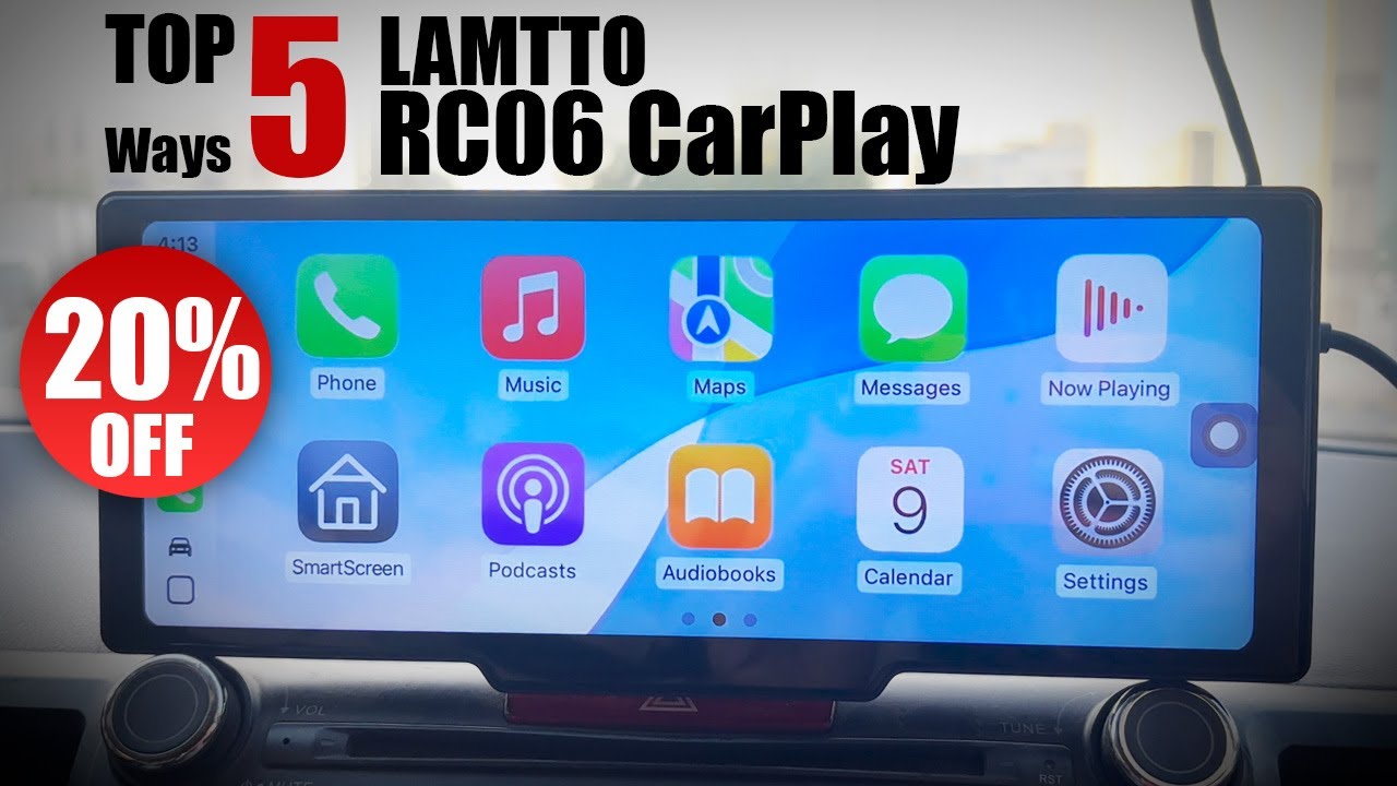 Best 5 Tips for Apple CarPlay Buyers! Lamtto RC06 Screen