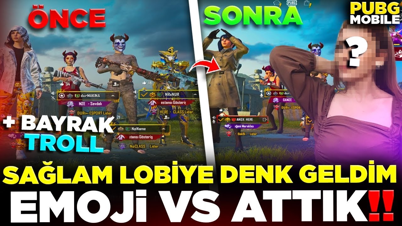 BAYRAK TROLL YAPARKEN 600 DESTANSI KIZA DENK GELDİM 😂 ÖNCE KÜÇÜMSEDİLER 😜PEKİ SONRA? / PUBG MOBİLE