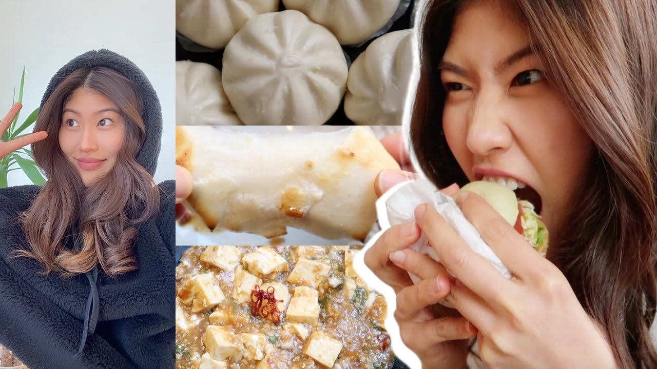 【朝昼晩太らない食生活に密着】サステイナブル服・モスバーガー・台湾の野菜まん ・マフィン作り｜１日の食事｜ヴィーガン｜日本生活