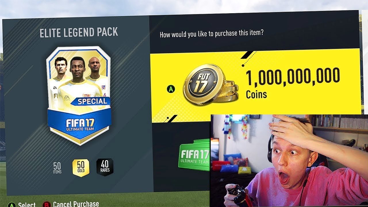 *NEW* 1 BILLION COIN PACK!! 😱🚫 - (FIFA 17)
