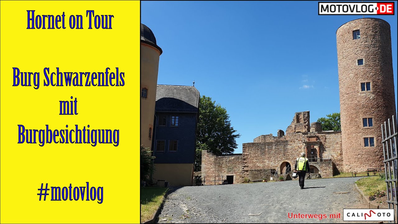 Burg Schwarzenfels mit Burgbesichtigung #motovlog