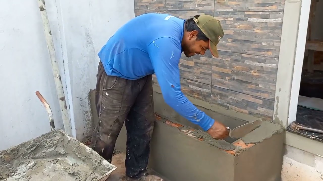 como fazer floreira na frente da casa