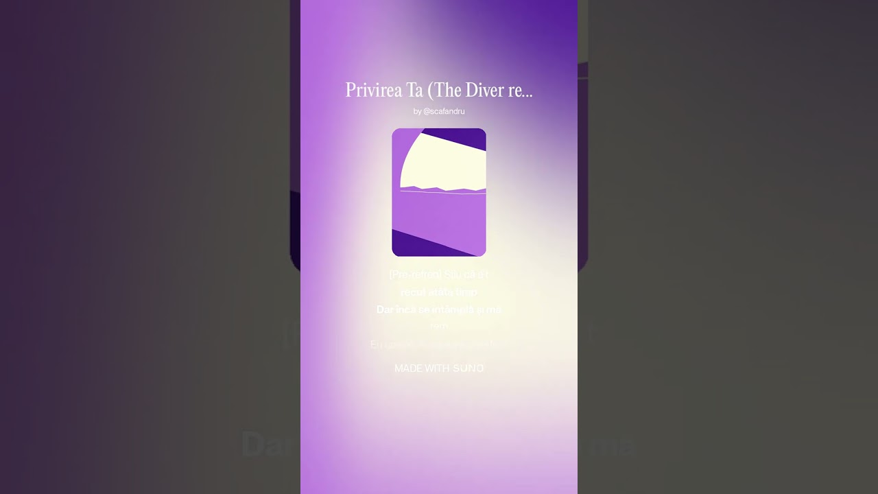 Privirea Ta - The Diver remix