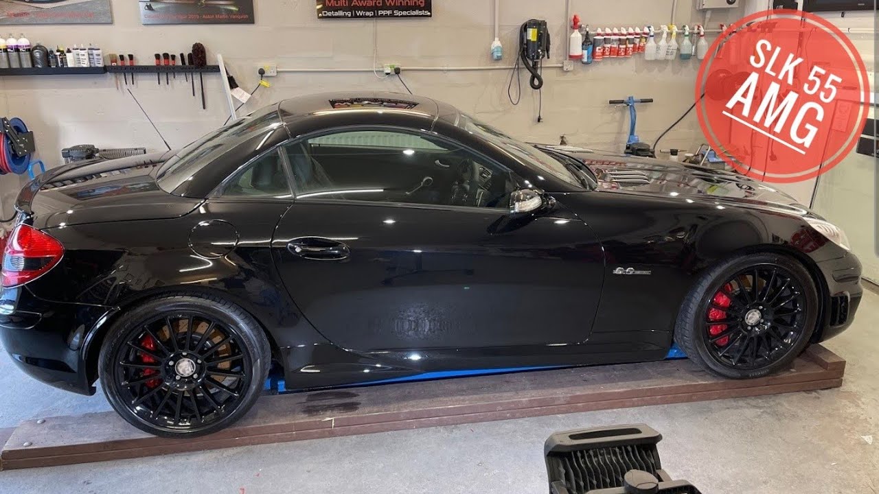 Restoring A Mercedes Slk 55 AMG | Full Detail | No Music | 30 hour process | Insane results |