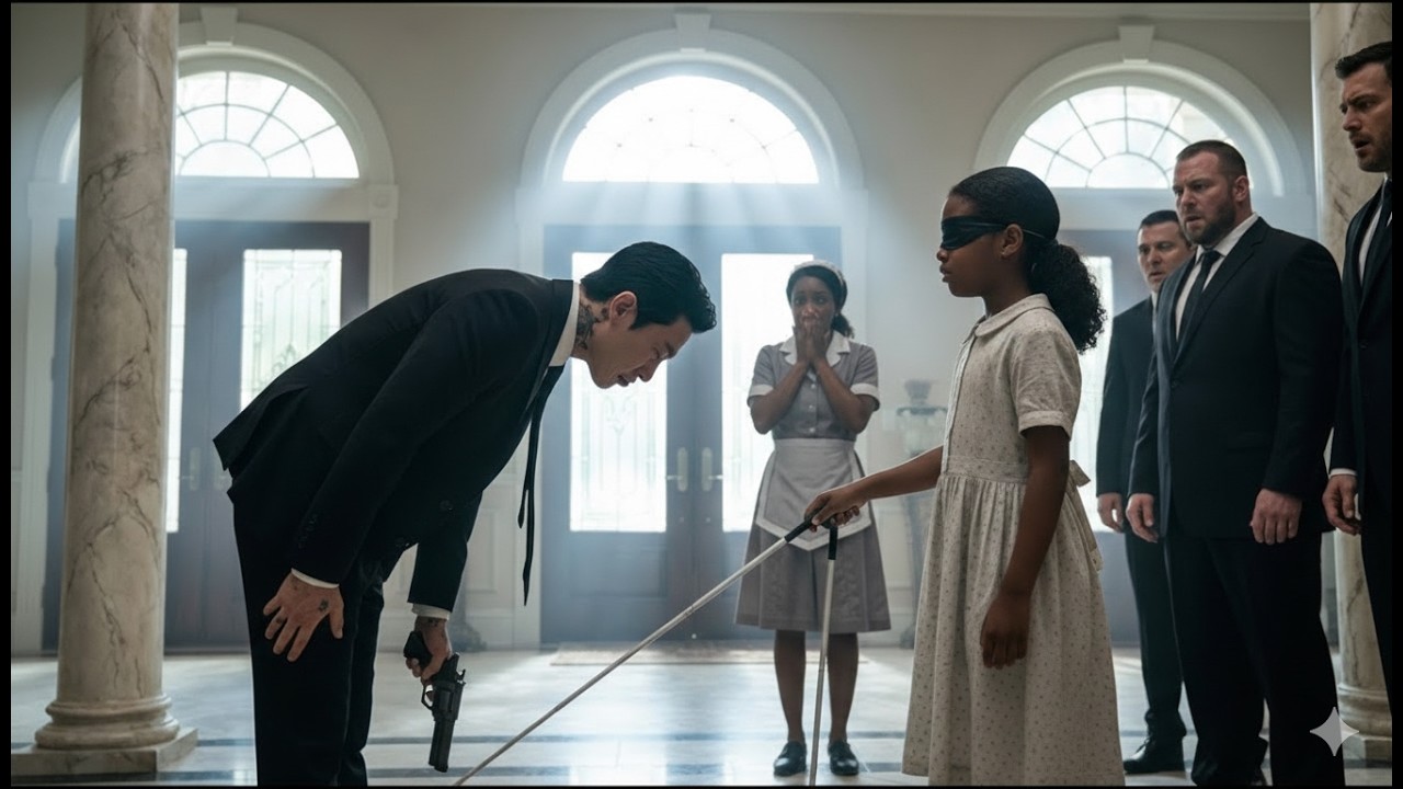 Korean Mafia Boss Drops His Gun and Kneels After Hearing the Blind Girl Call His Name.