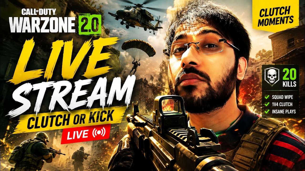 🔴 WARZONE LIVE! Can We Drop a 30+ Kill Game Today?