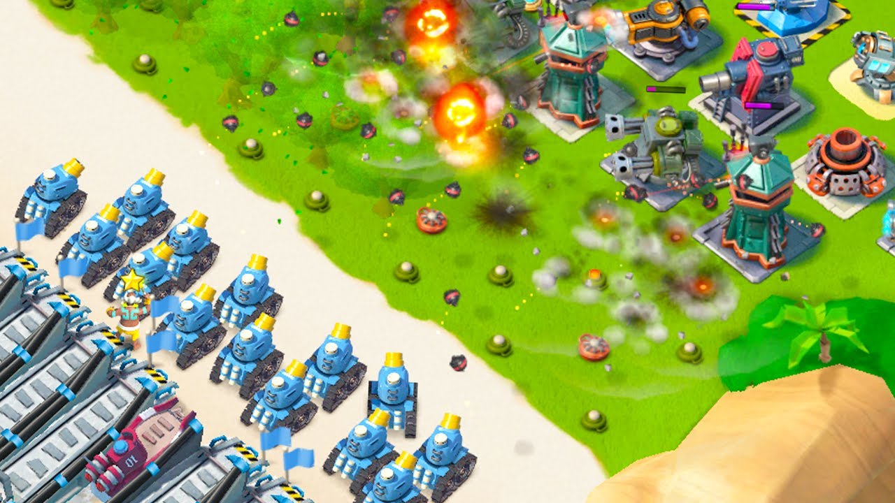 Are Rainmakers better than Bombardiers in Boom Beach?