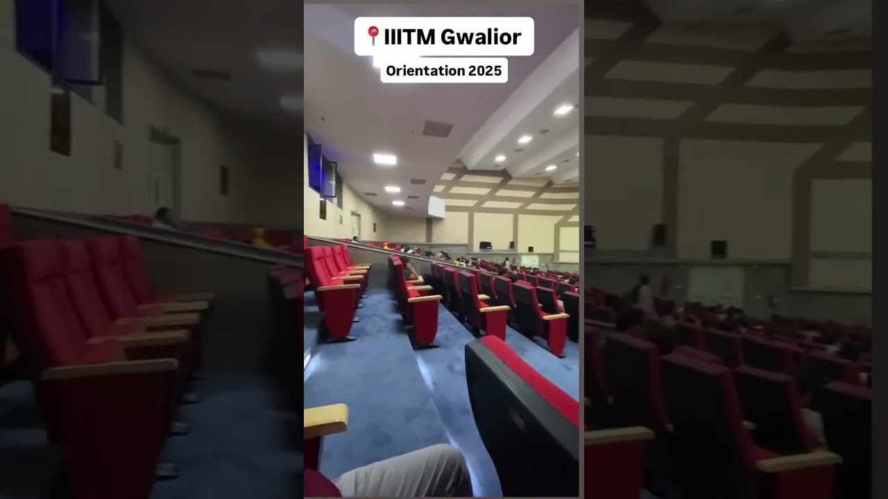 IIITM Gwalior || Orientation Programme 2025 ||  #iiitgwalior #iiit #gwalior #ini #freshers #aiims