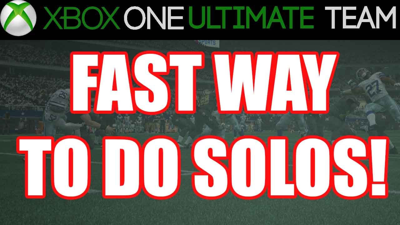 MUT 15 - HOW I DO SOLO CHALLENGES! | Madden 15 Ultimate Team XB1 Auction Block Series pt.43