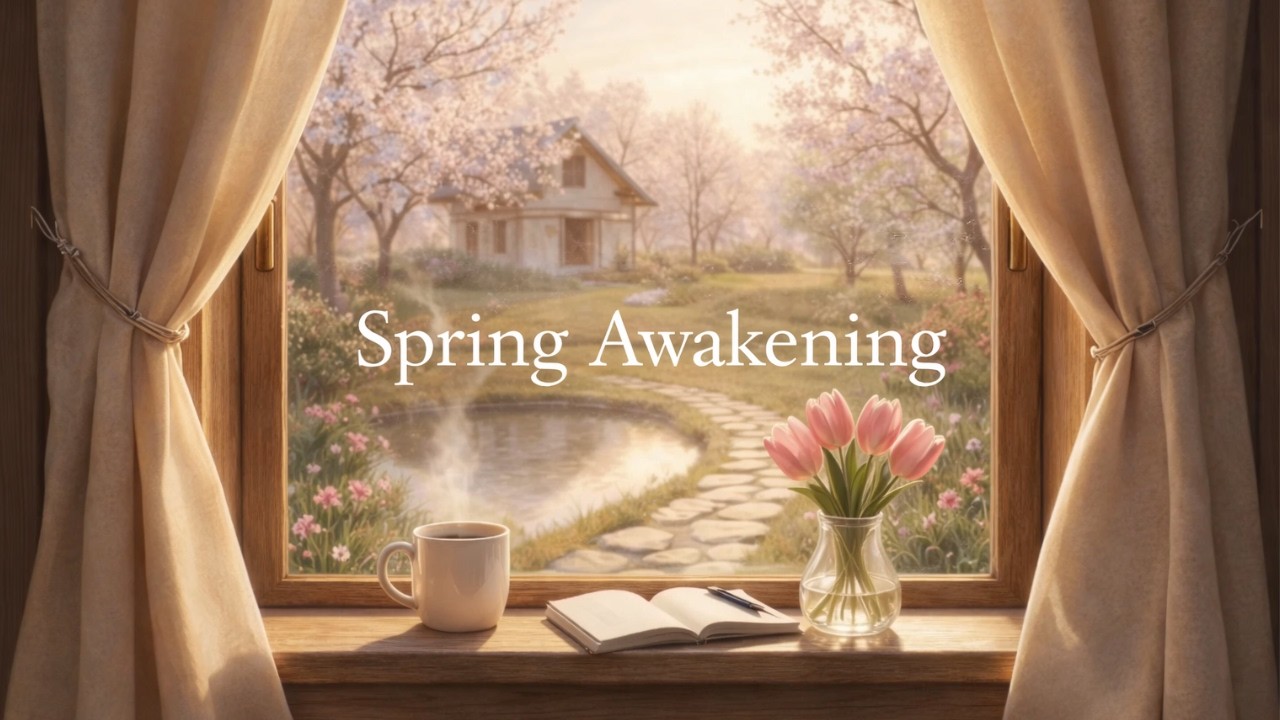 Spring awakening 🌷 Peaceful Cottage Window
