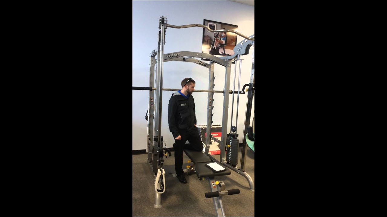 Tom Jones from HOIST Fitness Demonstrating the HOIST Personal Training System PTS