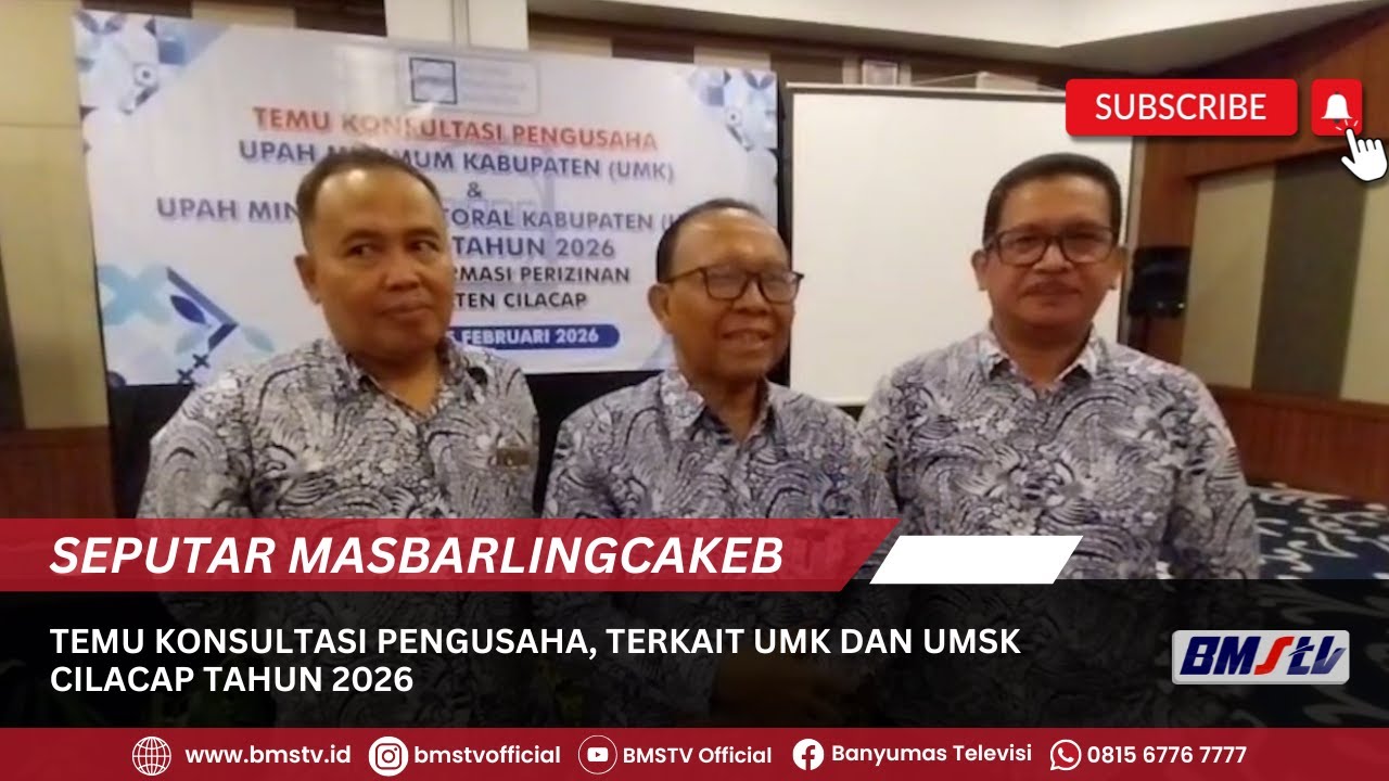 TEMU KONSULTASI PENGUSAHA, TERKAIT UMK DAN UMSK CILACAP TAHUN 2026