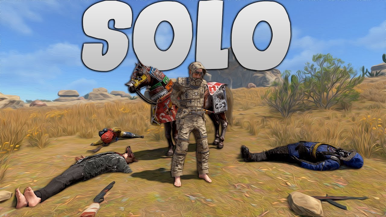 RUST SOLO BR - THE STOLEN META FOR A SOLO PLAYER IN RUST (part 1)