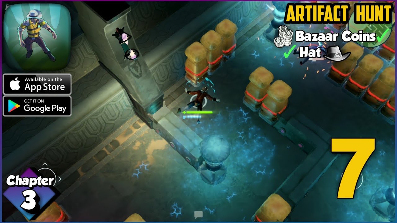 Space Marshals 3 - Chapter 3 Artifact Hunt All Bazaar Coins Found Walkthrough (Android, ios)