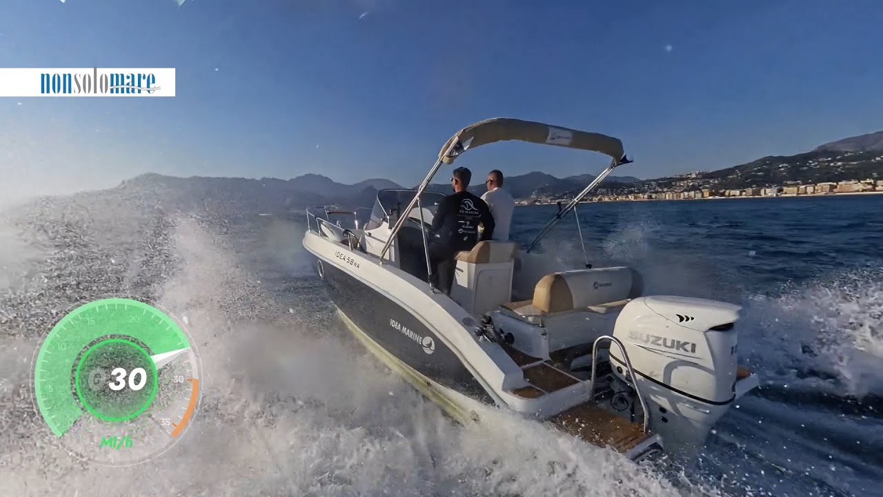 Idea Marine 58 WA prova in mare con un Suzuki DF115hp