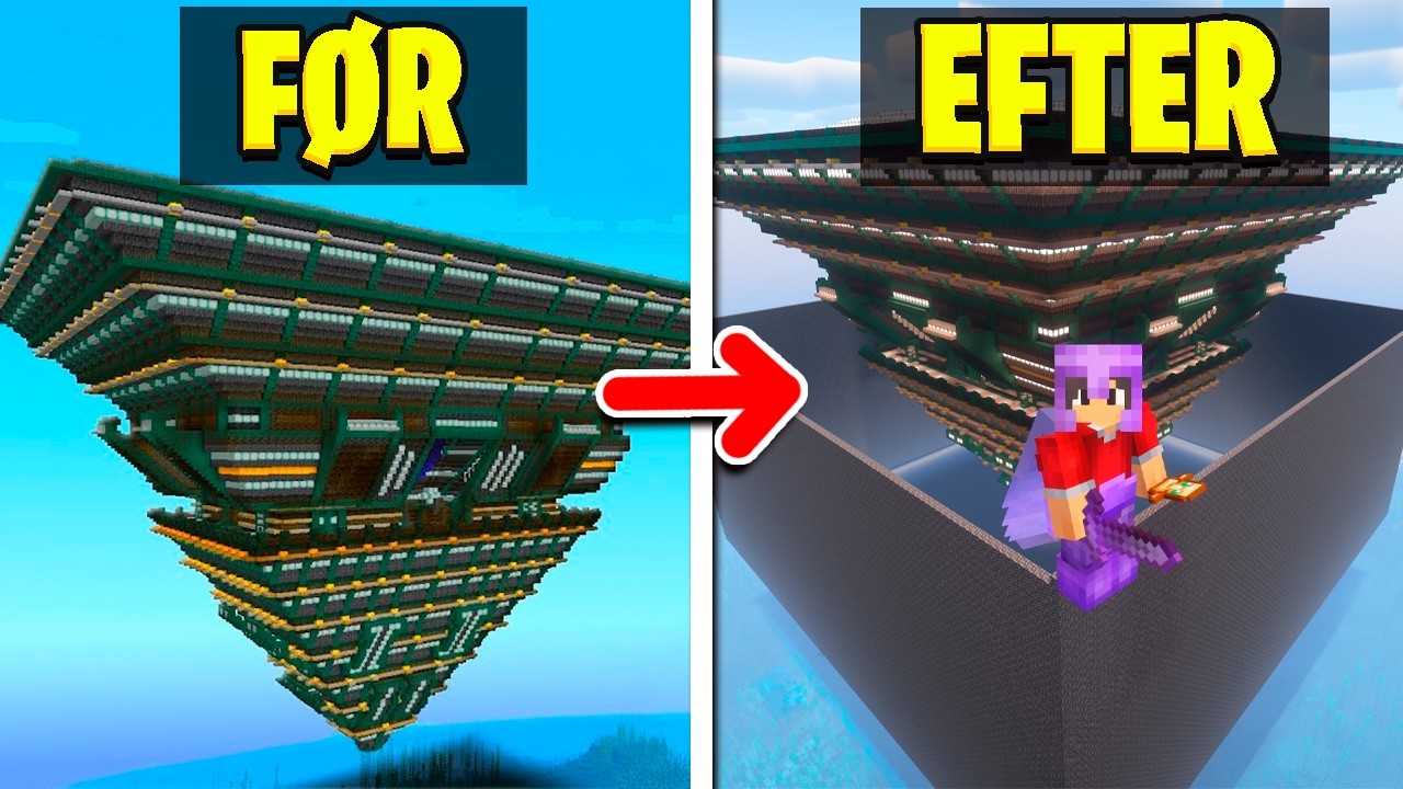 Sætter 50.000+ Blocks I Judex Base! - Minecraft Prank Wars #13