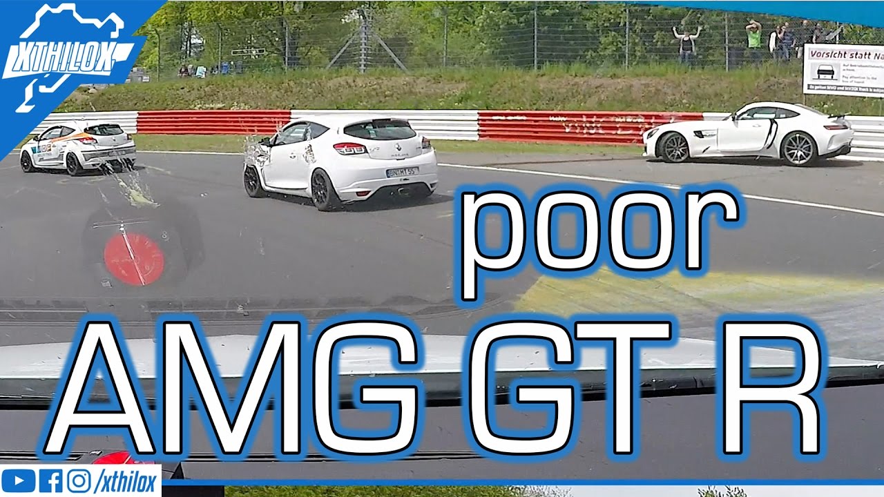crashed AMG GT R :-/ SAD .. and another Cupra-Megane Session ..  N&uuml;rburgring Nordschleife 2,7K