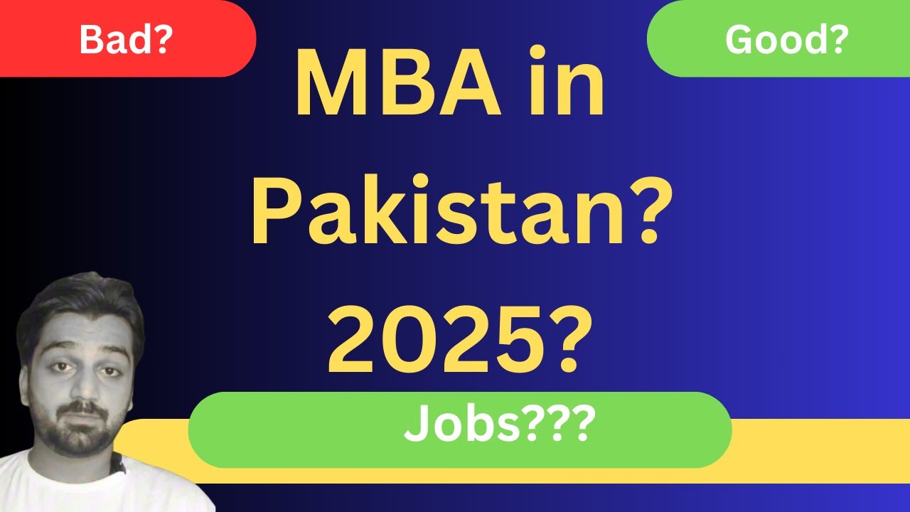 Scope of MBA in Pakistan 2025 | Shahjahan Sarwar Official 