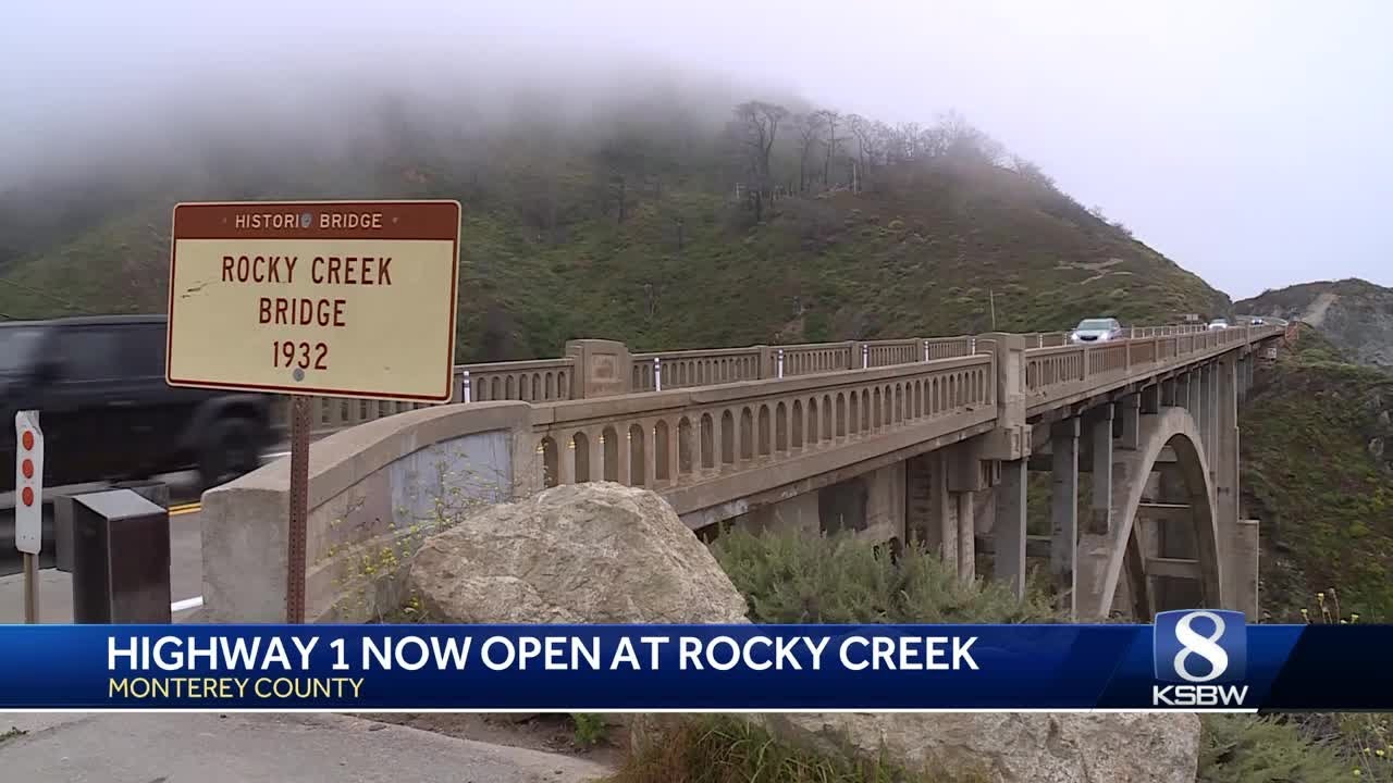 Portion of Highway 1 in Big Sur reopens after restoration of collapsed section