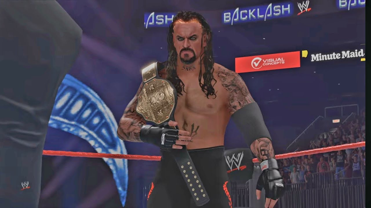 WWE 2K25 Undertaker vs Batista Last Man Standing Match 2007