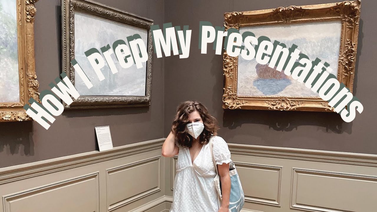 How I Prep My Art History Presentations for Work | VLOG