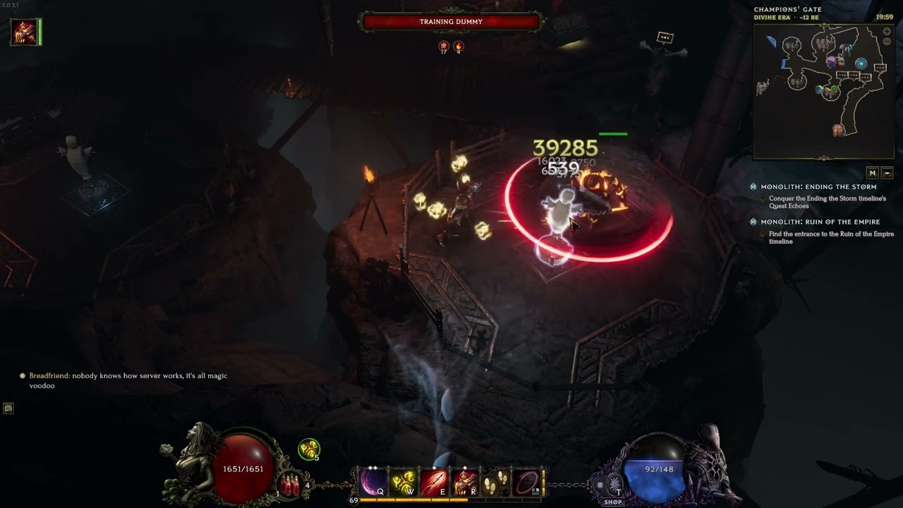 Damage Test | Manifest Armor Forge | Last Epoch