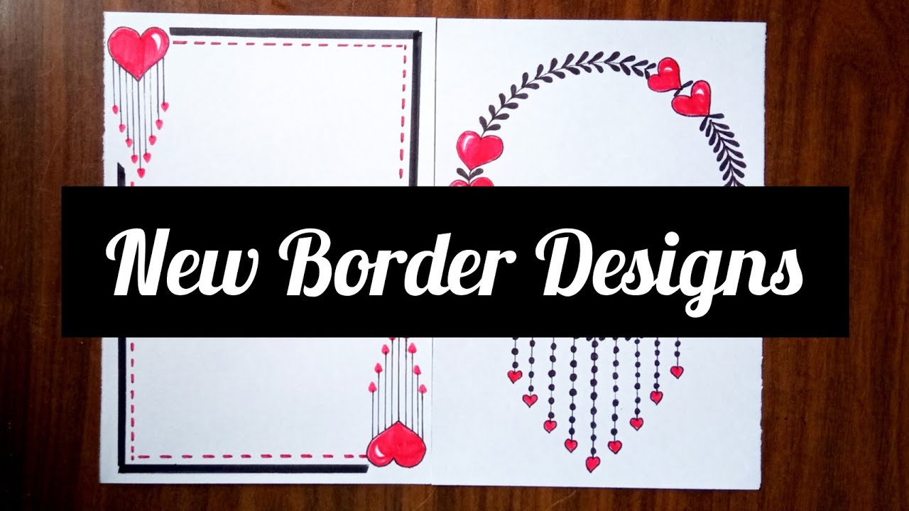 NEW BORDER DESIGNS FOR PROJECT/PROJECT WORK DESIGNS/PORTFOLIO DESIGN/ASSIGNMENT FRONT PAGE DESIGN