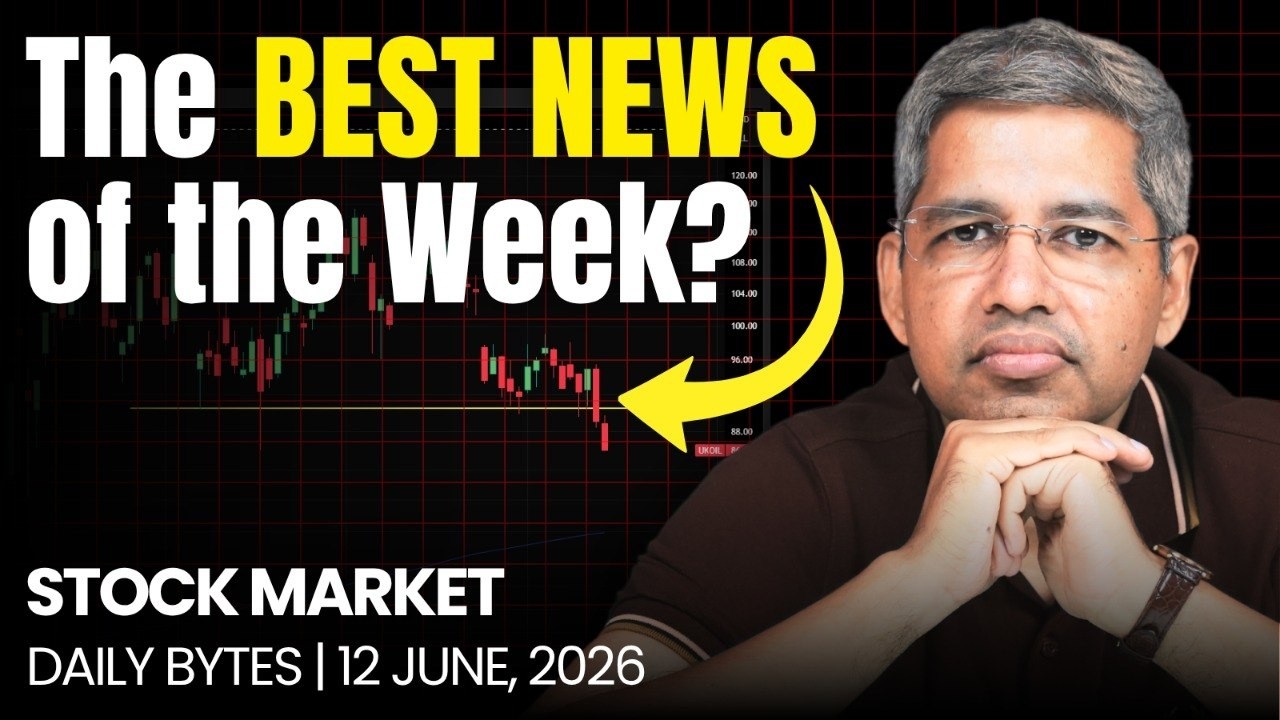 Why did the Market Rise Sharply Today ? Good News For indian Market ? Alok Jain