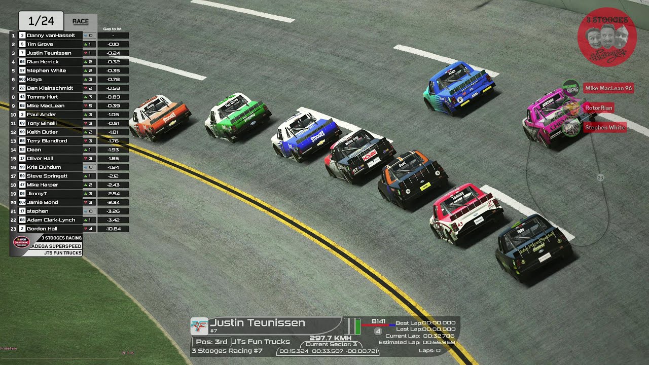 2026 01 10 Race 3 rfactor 2 mod Nascar Craftsman Trucks Talladega 2026