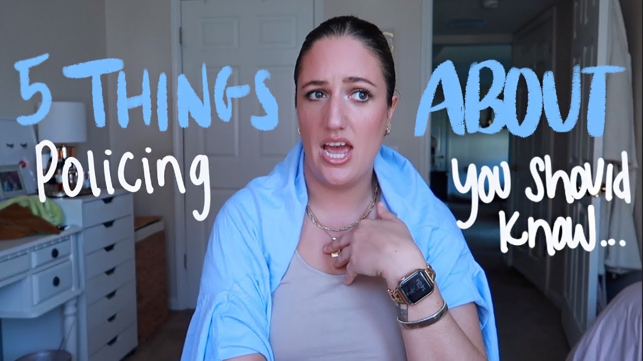 5 THINGS ABOUT LAW ENFORCEMENT I WISH I KNEW BEFORE BECOMING A POLICE OFFICER | Stefanie Rose