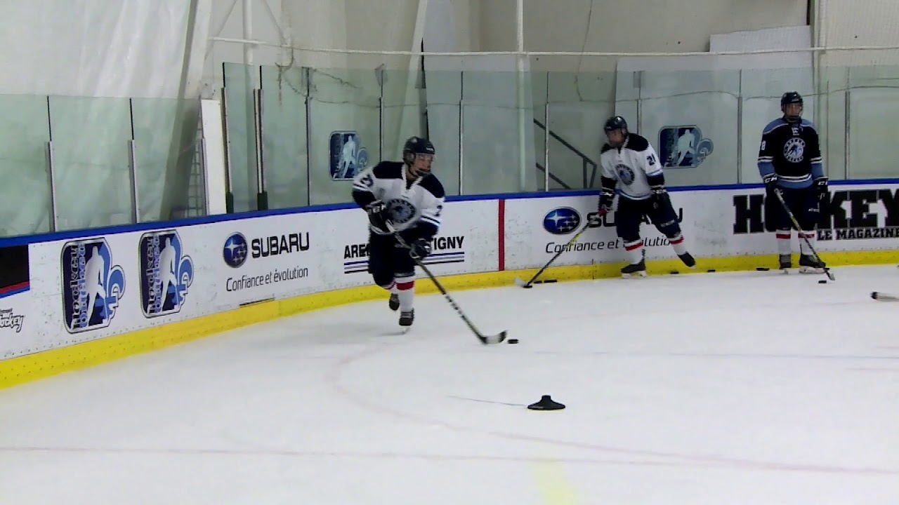 Hockey Le Magazine - Saison 3 - Exercices - Protection de rondelle lors des changements de direction