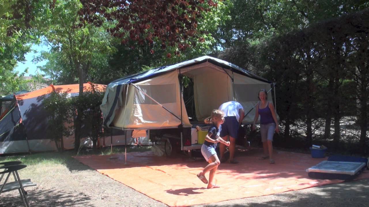 Raclet Pamplona Junior montage camping caravane pliante
