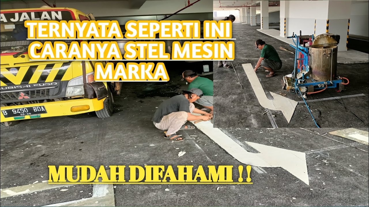 BEGINI TERNYATA STEL MESIN MARKA JALAN