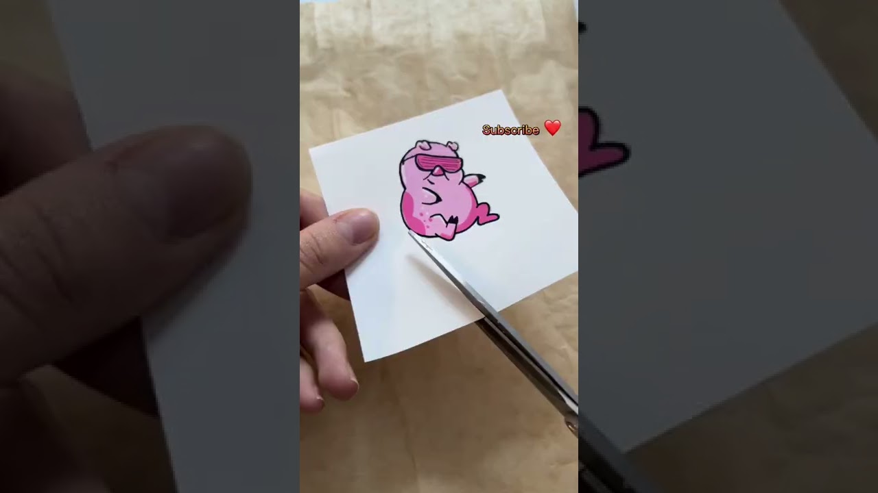 How To Make FREE Stickers at Home😳 | ASMR DIY Tutorial I found on Tiktok ✨