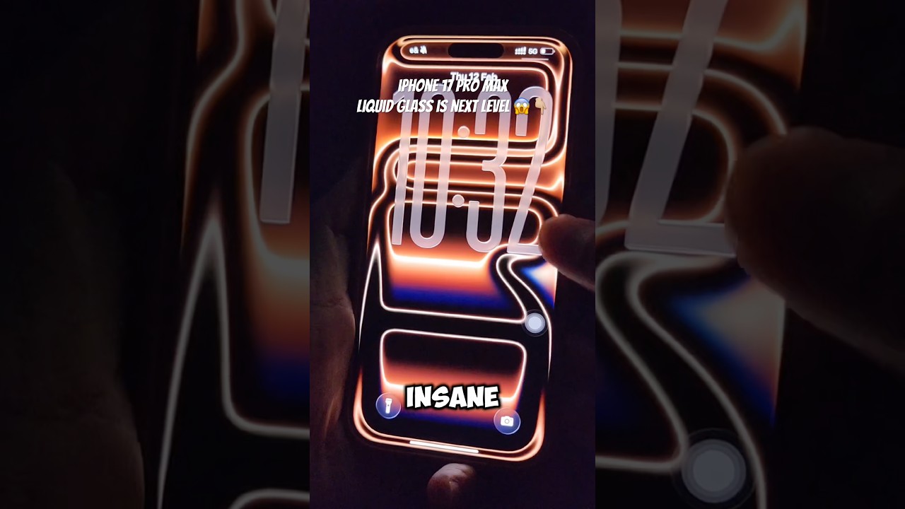 Interfejs użytkownika Liquid Glass w iPhonie 17 Pro Max jest NIESAMOWITY 😳📲😱