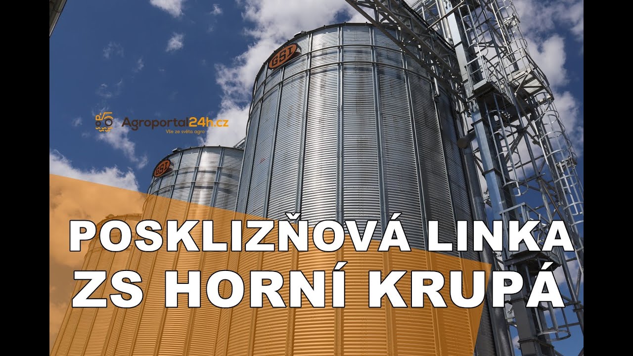 Nová POSKLIZŇOVÁ LINKA v ZS HORNÍ KRUPÁ