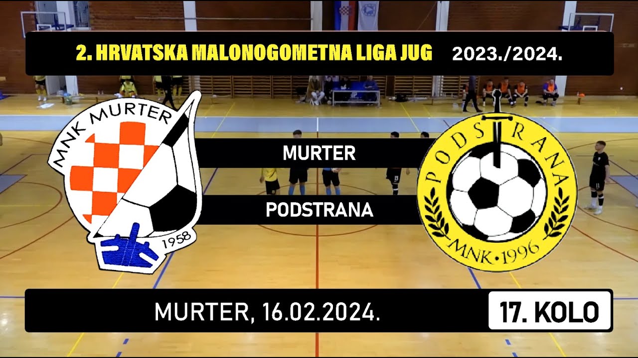 2. HMNL Jug: MURTER - PODSTRANA  10:16, 16.02.2024.