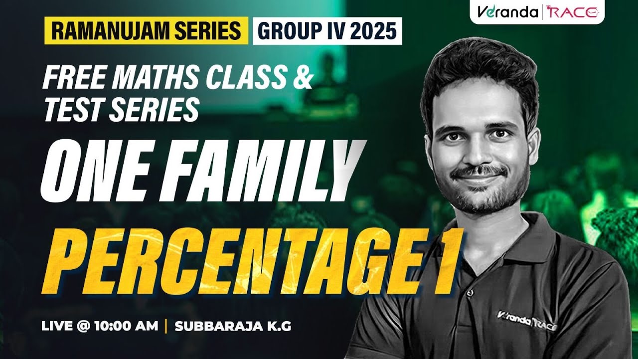 GROUP IV 2025 | ONE FAMILY | PERCENTAGE 1 | SUBBARAJA