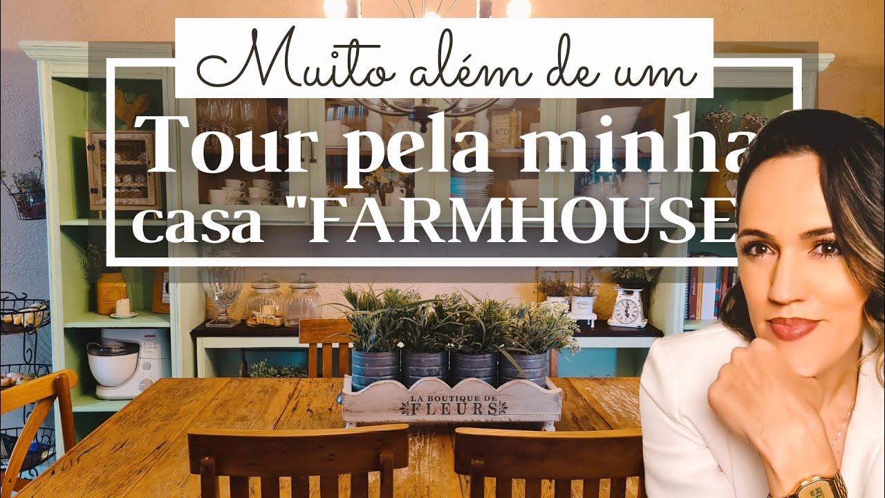 Minha linda casa alugada estilo farmhouse. Tour Parte 1