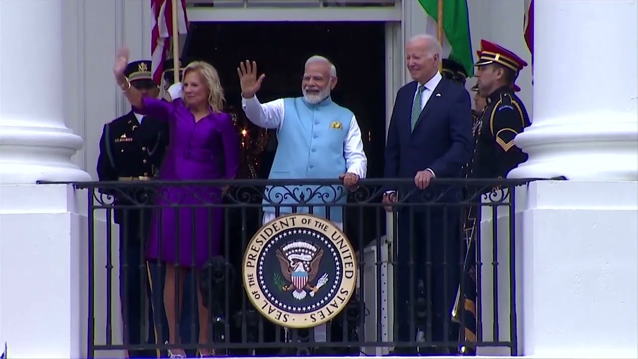 Biden welcomes Modi with White House pomp