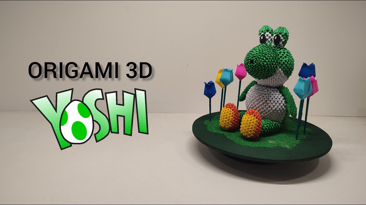 “YOSHII”  MARIO BROS | ORIGAMI  3D |   ヨッシー , Йоши