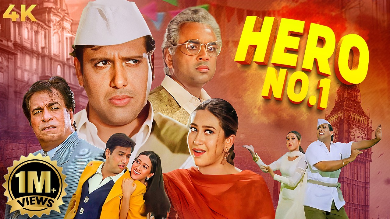 Govinda Superhit Hero No.1 (1997) Hindi Full Movie 4K | 90s Karisma Kapoor, Kader Khan, Paresh Rawal