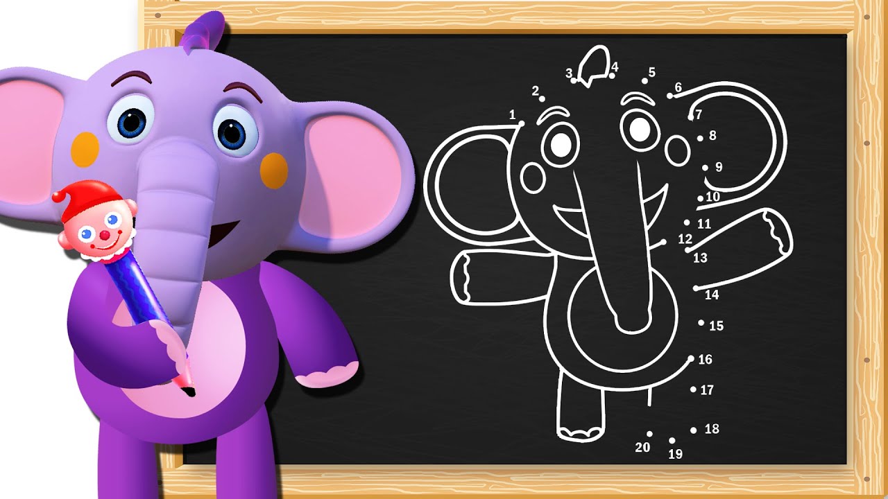 Connect The Dots | Best Kids Learning Videos | HooplaKidz Hindi