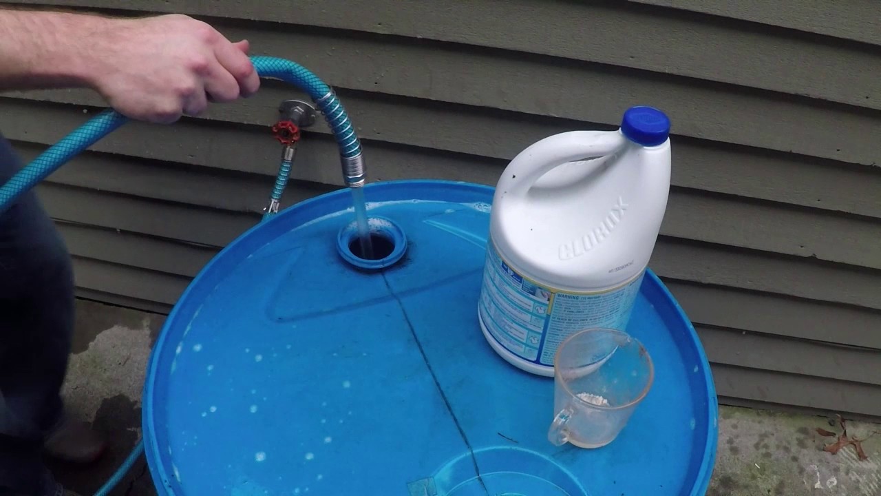 Water Barrel Clean-out PrepLO