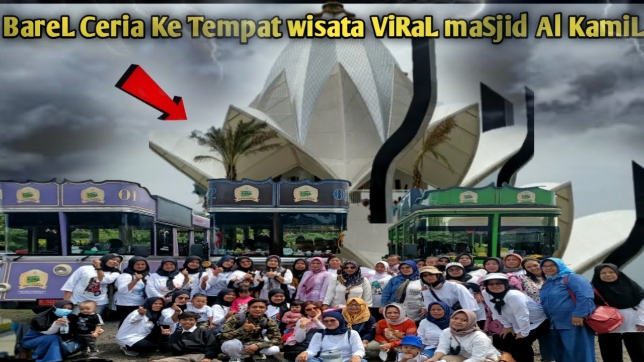 🔴 ROMBONGAN BAREL CERIA NAIK BIS TAYO MENUJU MASJID VIRAL AL KAMIL JATIGEDE SUMEDANG...