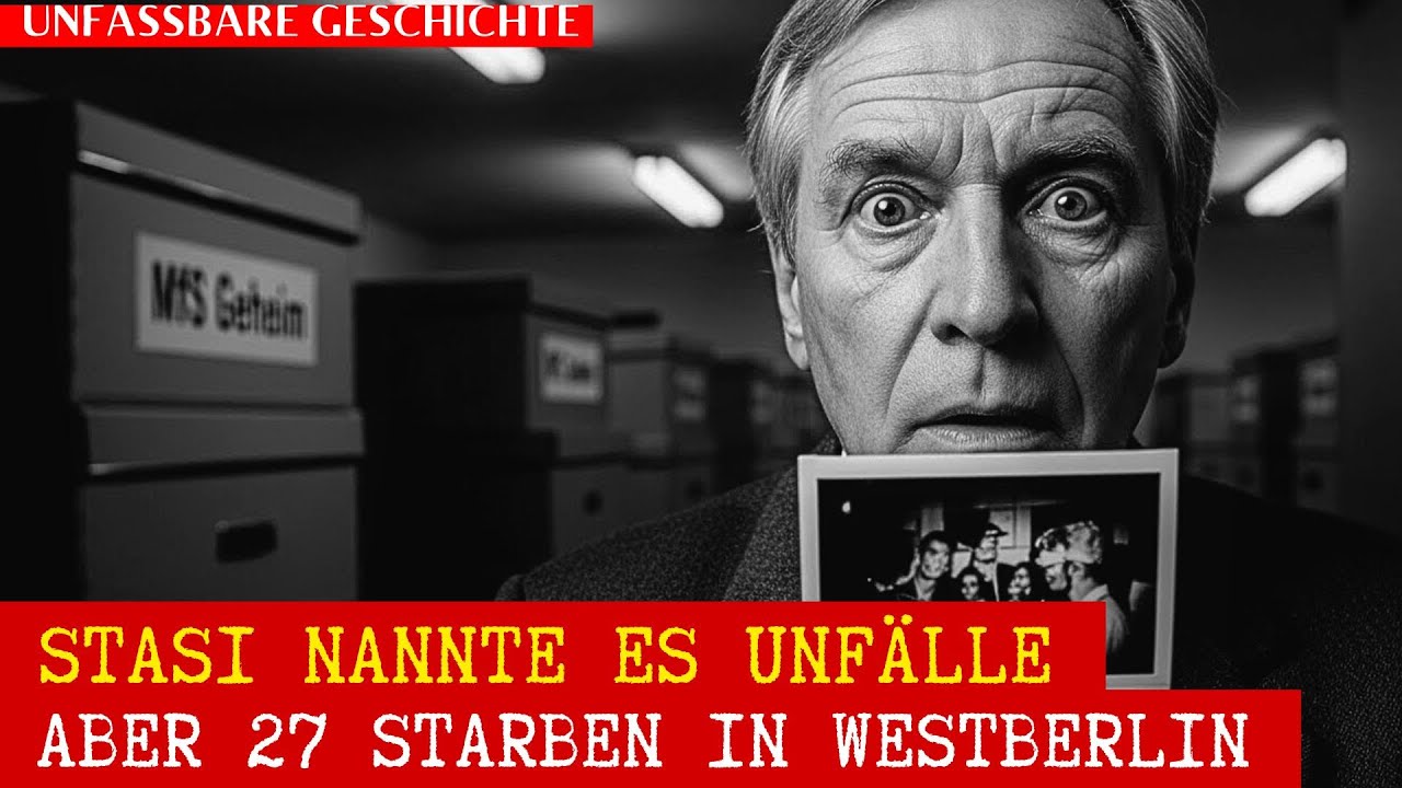 KEINE UNFÄLLE: Wie 27 Menschen in West-Berlin unter mysteriösen Umständen starben – Stasi-Spur