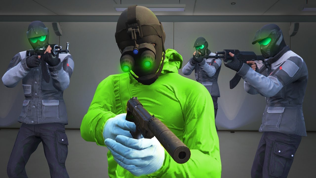 Ограбление базы NIGHTVISION в Лос-Сантосе! (Ограбления GTA 5)