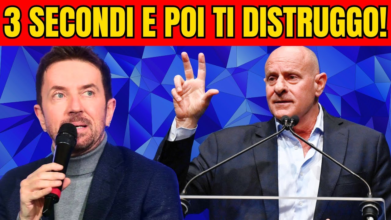 “Così No!” Rampelli DEMOLISCE  Scanzi e Fa Scattare la Querela!